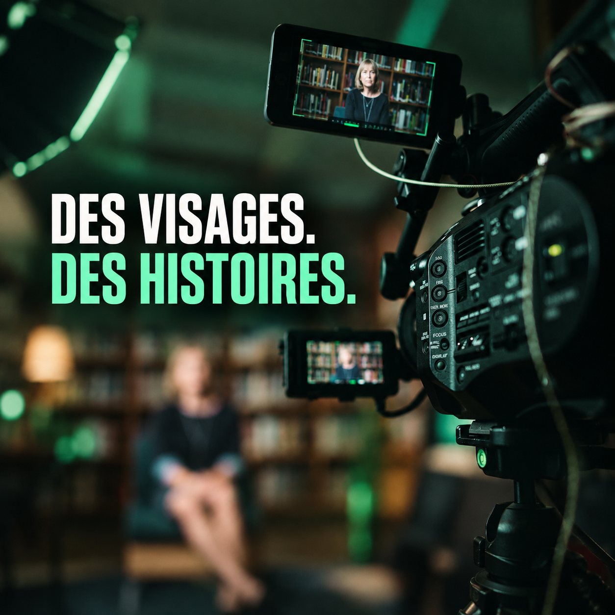 Des visages. Des histoires.