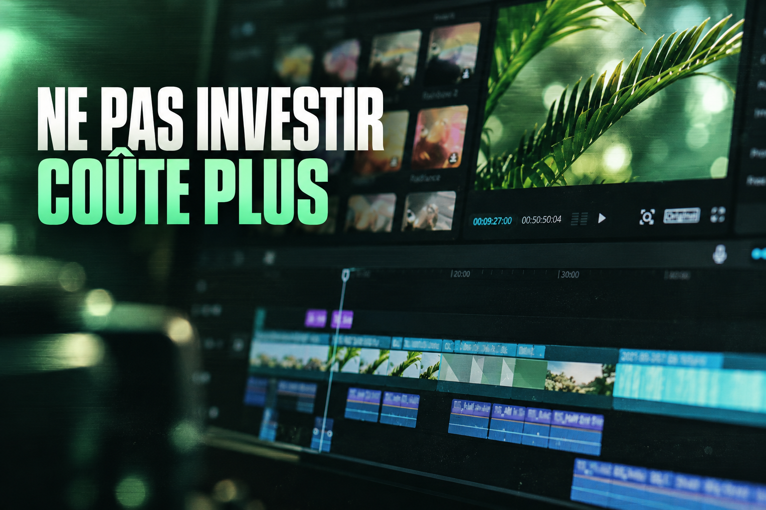 Une même production vidéo peut être utilisée plusieurs fois